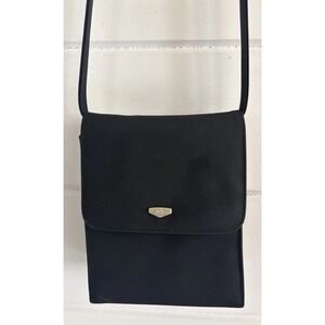 Koltov 1990s Vintage Minimalist Y2K Vintage Crossbody Purse Black